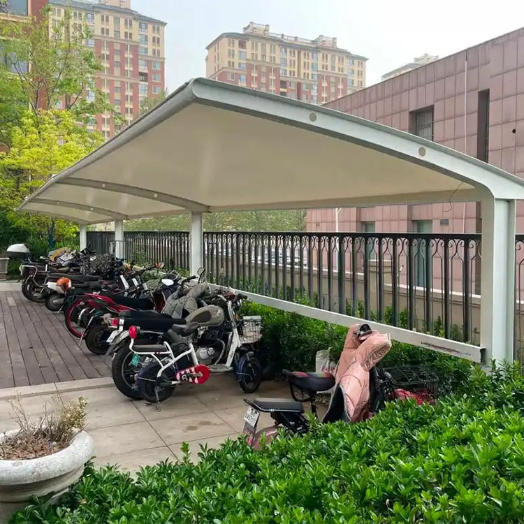 天镇县膜结构电动车棚